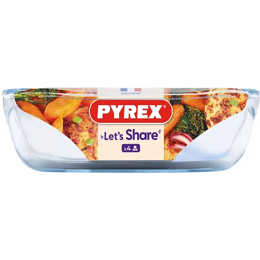 Форма Pyrex прямоугольная 31х20х6 см 2 л (407B000/8446) - фото 3