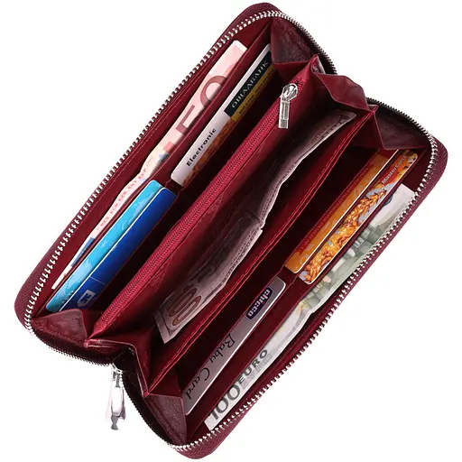 Кожаный женский кошелек ST Leather 20х10х2 см acs0028486 - фото 3