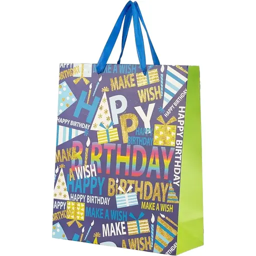 Пакет подарунковий JC121068 Синій - фото 1