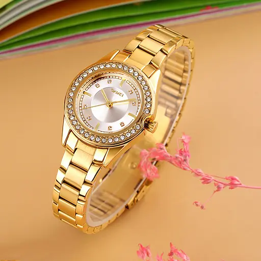 Наручний годинник жіночий 1534GD Gold Skmei acs0030696 - фото 3
