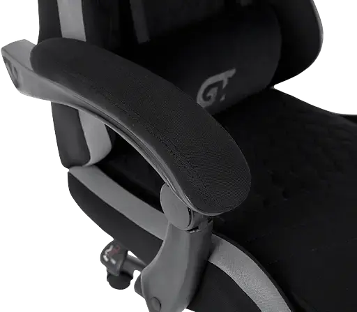 Геймерское кресло GT Racer черное с серым (X-2324 Fabric Black/Gray) - фото 9
