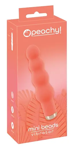 Вибратор You2Toys Peachy Mini Beads 16.5 см оранжевый - фото 2
