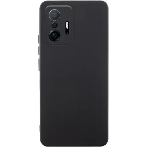 Чохол Silicone Cover Lakshmi Full Camera (AAA) для Xiaomi 11T / 11T Pro Чорний / Black
