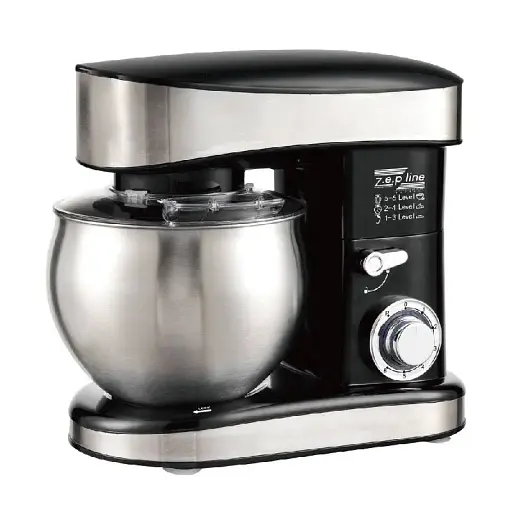 Червоний Кухонний тестоміс міксер 4в1 3500 Вт на 7 літрів Zepline із нержавіючої сталі ZP-137 - фото 5