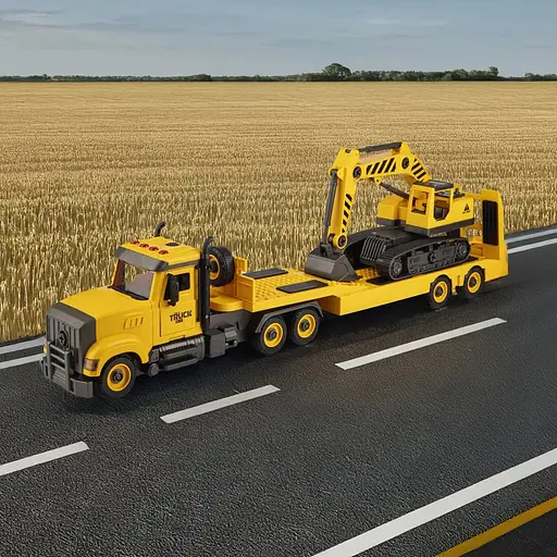 Машинка-конструктор Otamanko Автоконструктор Вантажівка тягач з екскаватором - фото 10