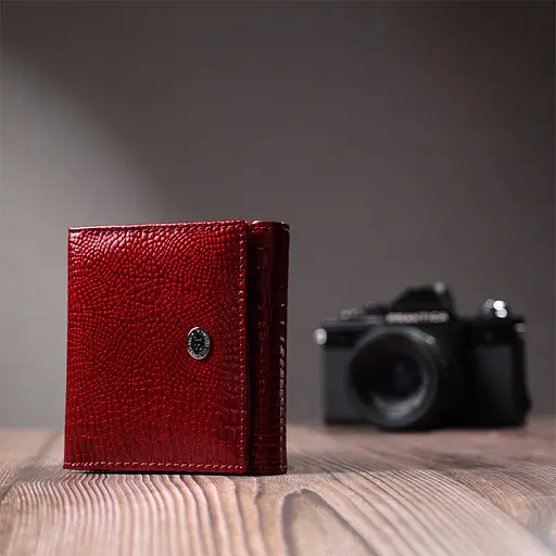 Кожаный женский кошелек ST Leather 10х9х1.5 см acs0029403 - фото 9