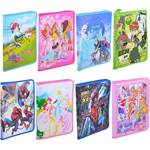 Папка А4 на змійці 331 "Мультики" (6933586124560) МІКС - фото 3