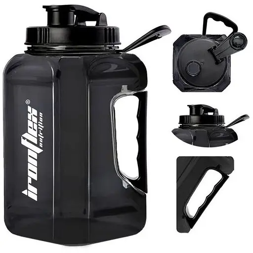 Бутылка IronFlex Water Jug Gallon 2.4 л Black - фото 5
