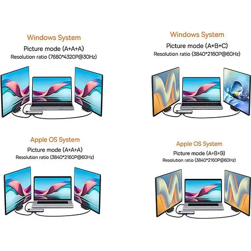 USB-хаб Baseus Metal Gleam Series 12-in-1 (WKWG020213)  [124910] - фото 4