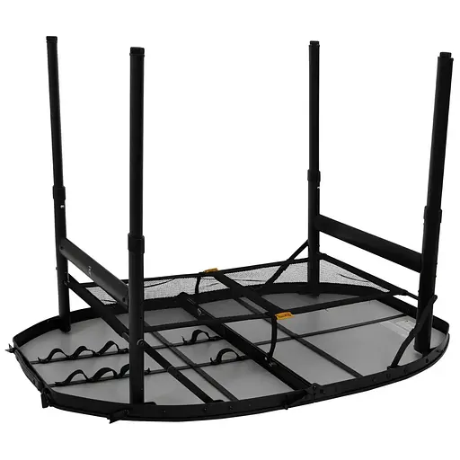 Стіл Bo-Camp Woodbine овальний 100x70 см коричневий/чорний(DAS302783) - фото 5