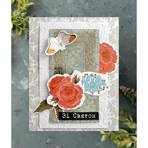 Набор для создания поздравительных открыток "Розовые мечты" Fabrika Decoru FDGCK-042, 6 шт - фото 10