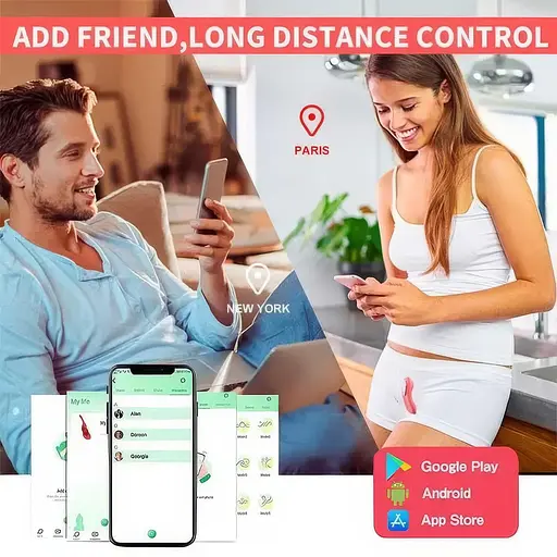 Смарт-вибратор для трусиков Love Spouse Tongue с аккумулятором 112 мм розовый - фото 8