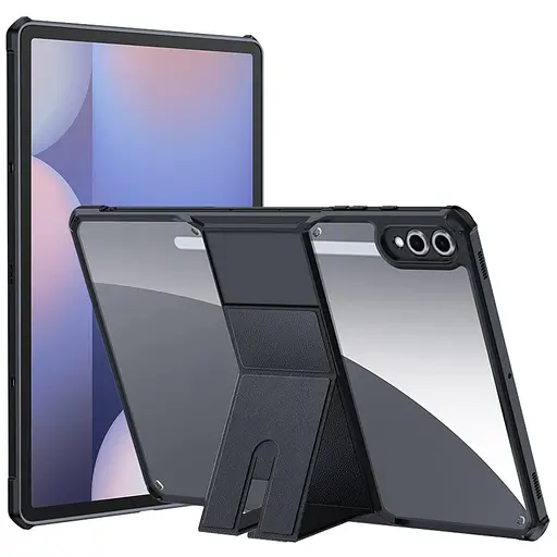 TPU+PC чохол Xundd Stand c посиленими кутами для Samsung Galaxy Tab S10+ / S9+ 12.4 Чорний - фото 2