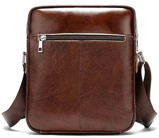 Чоловіча шкіряна сумка Vintage 23х27х6 см sum0012642 - фото 3