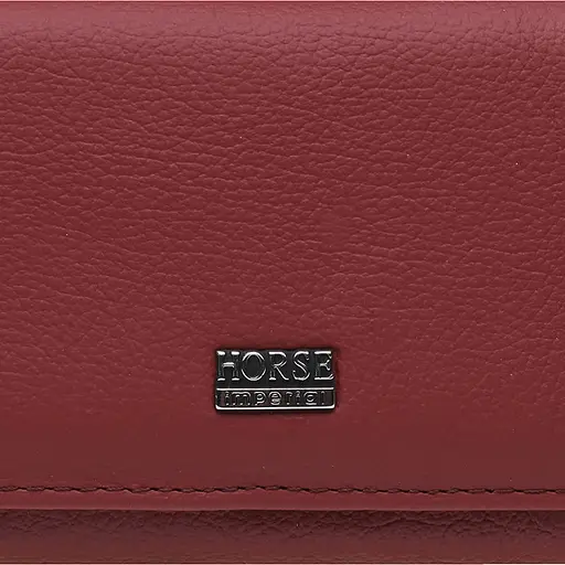 Гаманець жіночий шкіряний Horse Imperial A0001 бордовий - фото 8
