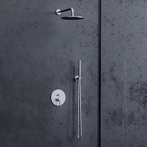 Душова система прихованого монтажу Omnires Y nickel SYSY16NI, Нікель - фото 2