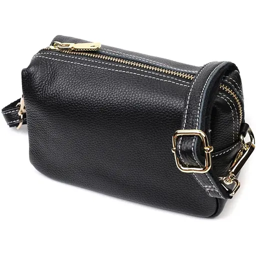 Женская сумка Vintage с двумя ремнями из натуральной кожи 19х11х9 см sum0029016 - фото 1