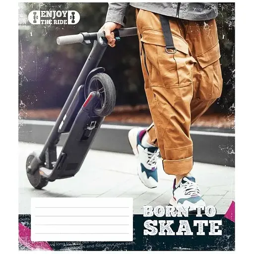 Зошит учнівський "Enjoy the ride" Star 048-3317K 48 аркушів (482000647216003317)(SC) - фото 1