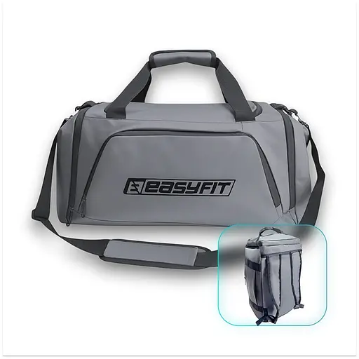 Спортивная сумка-рюкзак EasyFit BackBag 28 л (EF-8003-GY) - фото 1