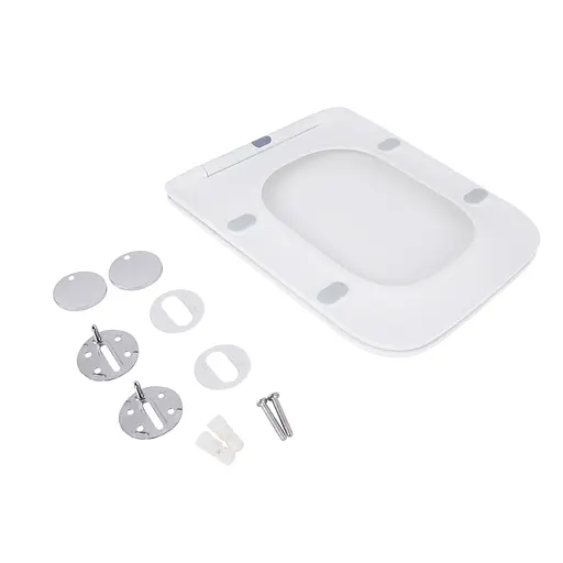 Сиденье для унитаза Qtap (Tern) с микролифтом Slim QT99HXU10W, Белый - фото 5