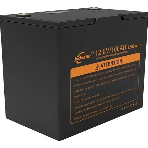 Акумулятор JSDsolar LiFePO4 12V (12.8V/100Ah/1280Wh) (JSDS12100LED) [152899] - фото 2
