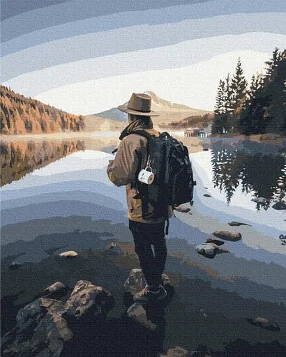 Набір для розпису по номерах Мандрівник, 40x50 см, BS52522