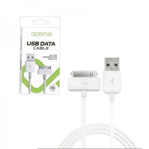 Кабель Griffin usb Apple 30 pin для iPhone 4 белый - фото 2