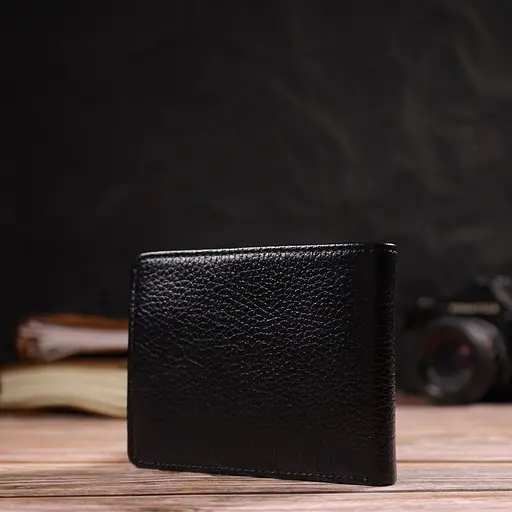 Мужской кожаный кошелек Canpellini 11.5х9х1 см acs0025632 - фото 7