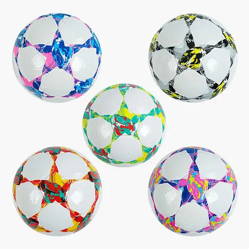 М’яч футбольний, 310-330 г, матеріал м’який PVC, розмір №5 (В асортименті) - фото 2