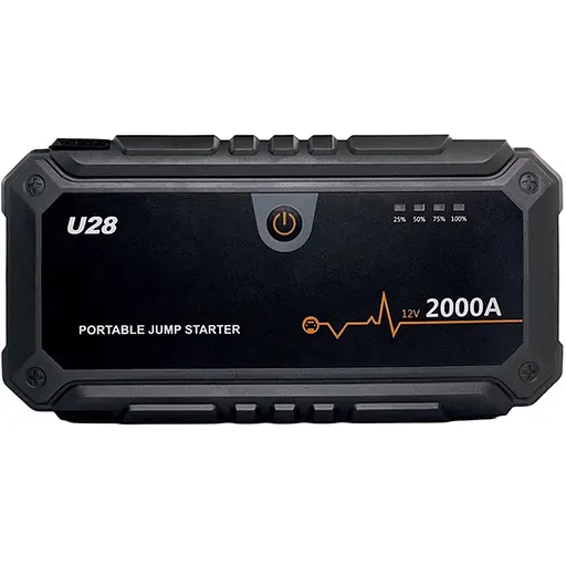 Автомобильное портативное пуско-зарядное устройство (бустер) Jump Starter Wondertech WTST001 U28, 2000А, павербанк 20000 мАч - фото 2