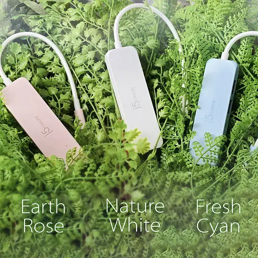 USB-хаб j5create JCH342EC-N USB-C на 2 USB-A/2 USB-C, голубой (JCH342EC-N) - фото 6