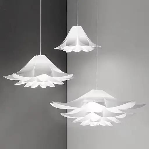 Підвісний світильник у формі білої лілії Ø 45 см | Арт. SGA2-400 | Line F - фото 1