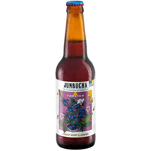 Напій безалкогольний слабогазований Forever Janbucha Forest Berry & Jupiner 0.35 скло - фото 1