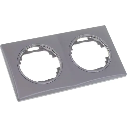 Рамка Brille двойная серая WB-2F Grey