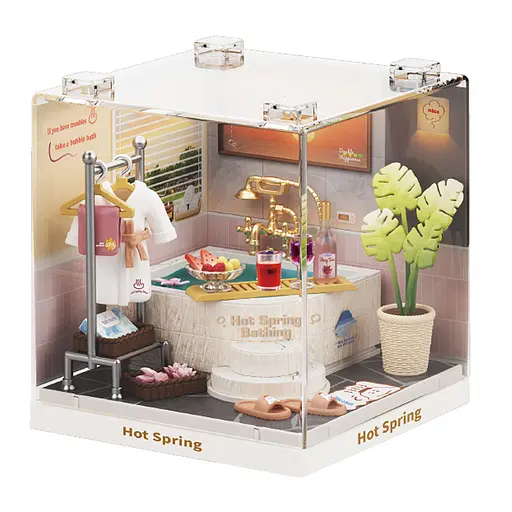 Конструктор-румбокс Mini House серії Інтер'єр Міні - Термальна купальня (8041) - фото 4