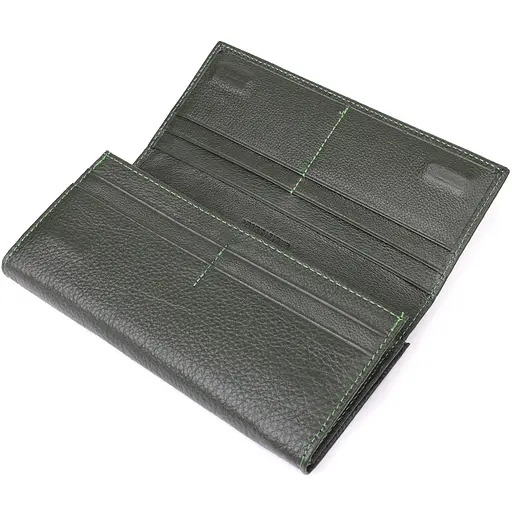 Стильный кошелек для женщин с монетницей из натуральной кожи ST Leather 18.5х9х3 см acs0029658 - фото 5