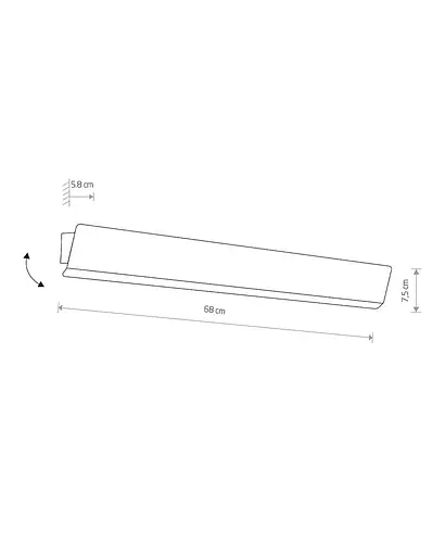 Настінний світильник Nowodvorski 7543 Wing Led - фото 2