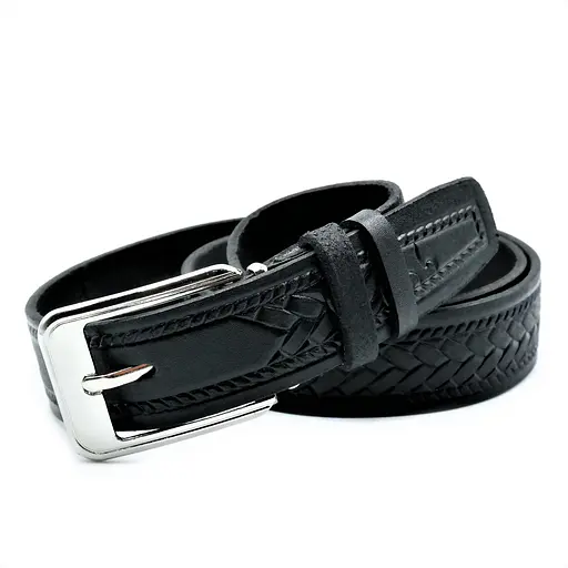 Ремінь шкіряний Weatro дитячий 80-100х3 см acs0012966 - фото 2