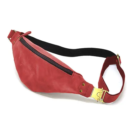 Жіноча шкіряна сумка-бананка Tarwa 31х11х2 см sum0026370 - фото 3