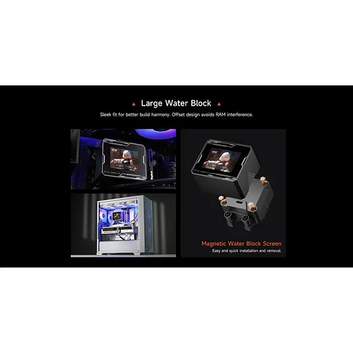 СВО PcCooler PсCOOLER GT360M ARGB Display White (GT360M-WHAWXX-GL) - фото 12