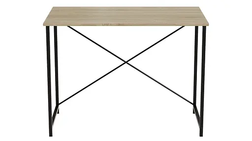 Стол письменный Line Лайт Ferrum-decor 750x1000x600 Черный металл ДСП Дуб Сонома 16 мм (FRD-104846) - фото 7