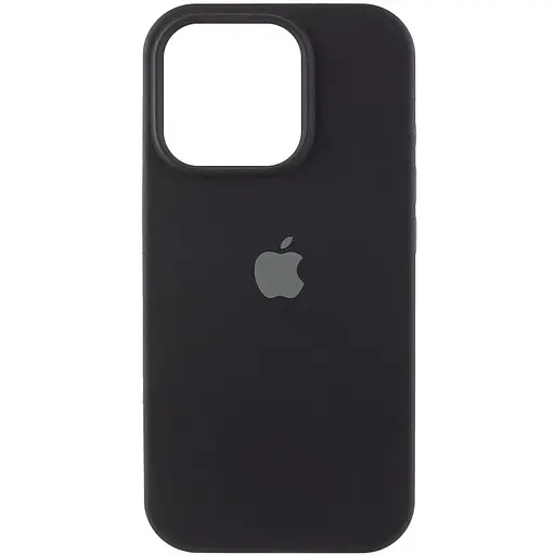 Чохол Epik Silicone Case AA Logo with MagSafe для Apple iPhone 15 Pro 6.1 Чорний/Black - фото 1