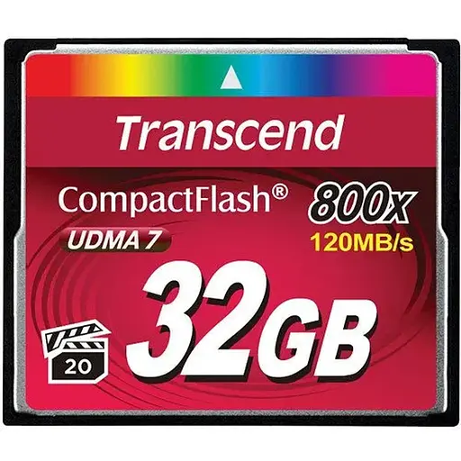 Transcend Карта пам'яті CF 32GB 800X
