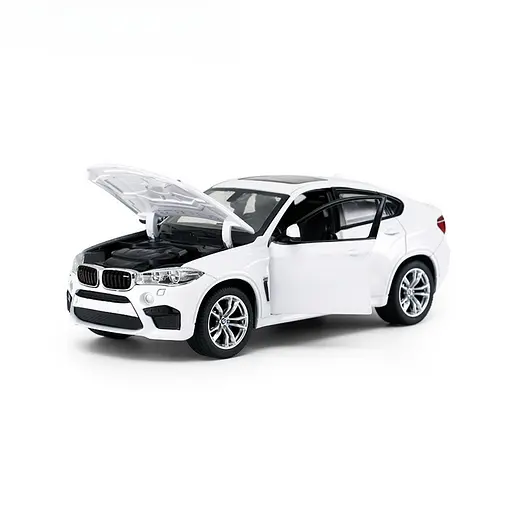 Машинка коллекционная металлическая BMW X6M Rastar 56600 1:24 белый