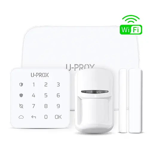 Комплект бездротової сигналізації U-Prox MP WiFi White з 2G, WiFi (23-00305)