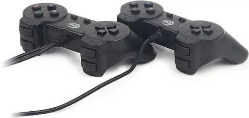 Геймпад подвійний Gembird JPD-UB2-01 USB black - фото 2