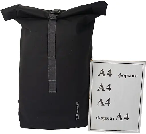 Рюкзак велосумка Bikemate на багажник с дождевиком два в одном 22L черная sum0028921 - фото 6