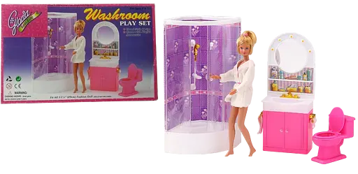 Меблі Gloria 98020 ванна кімната з душовою кабінкою кор.29*5*17см