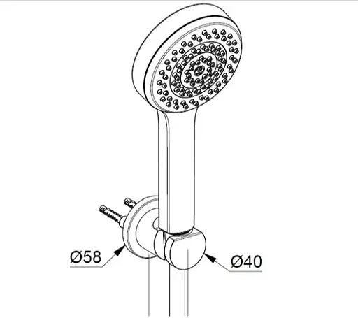 Душовий гарнітур Kludi Dive 1S 6885005-00 - фото 2