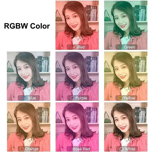 Кільцева USB RGBW LED лампа Puluz PKT3047B 6.2"+ настільне кріплення - фото 7